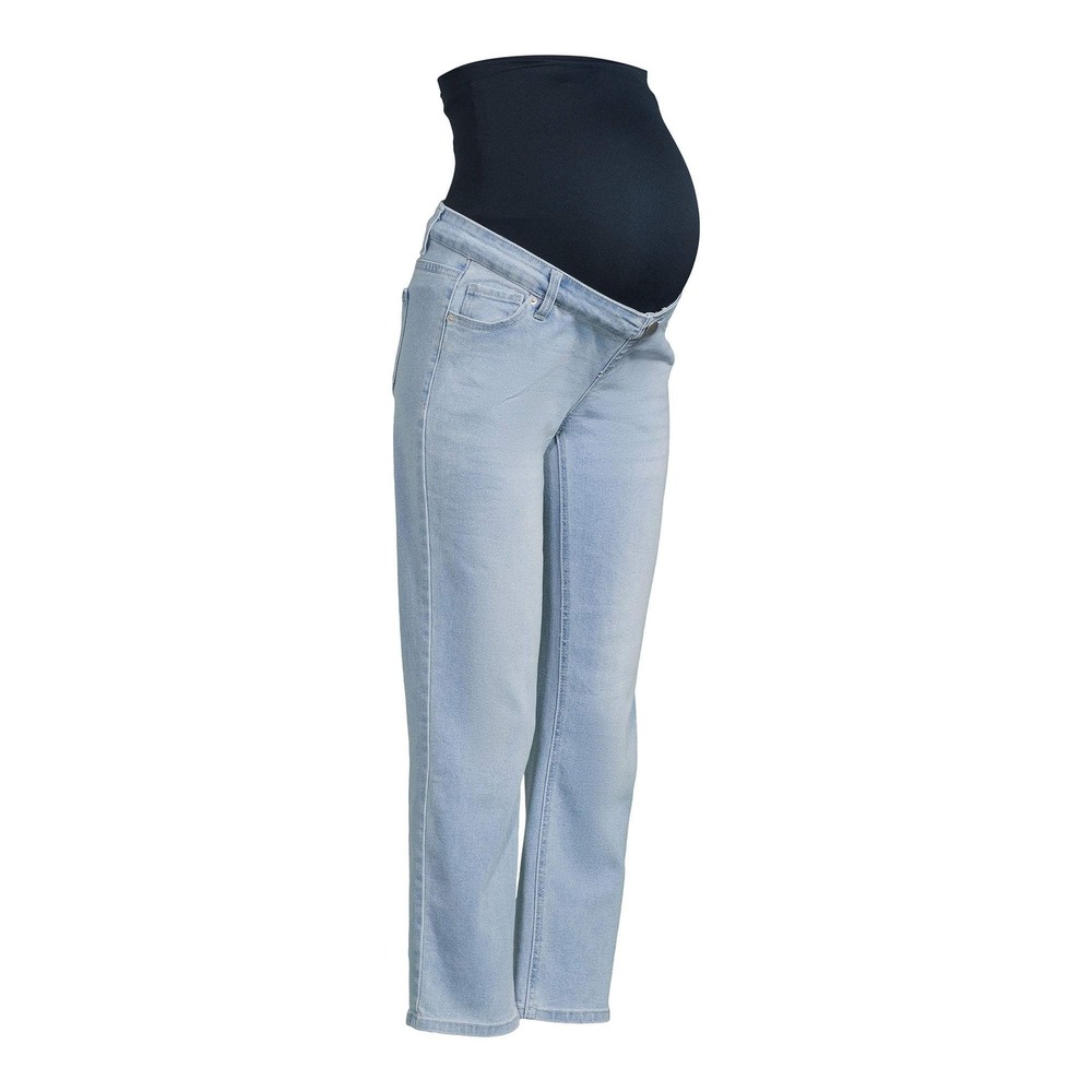 Time‎ and Tru Straight Leg Jeans Womens Medium 8-10 Maternity Comfort Belly Band